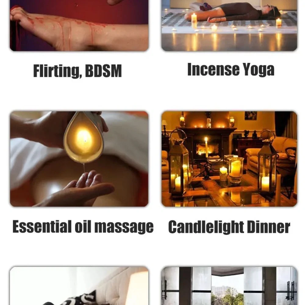 Massage Candle Scented Low Heat Wax